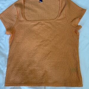 Old Navy Orange Short Sleeve T-Shirt